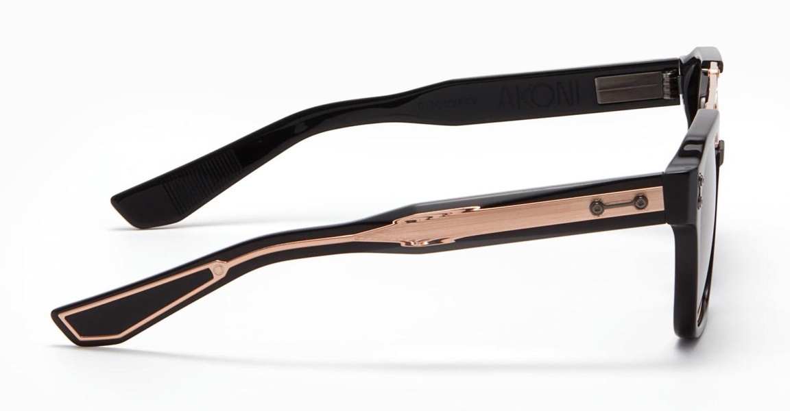 Discovery - Black / Rose Gold Sunglasses