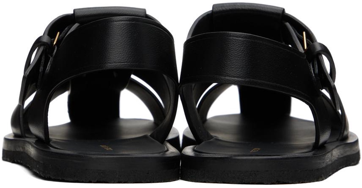 Black Fisherman Sandals