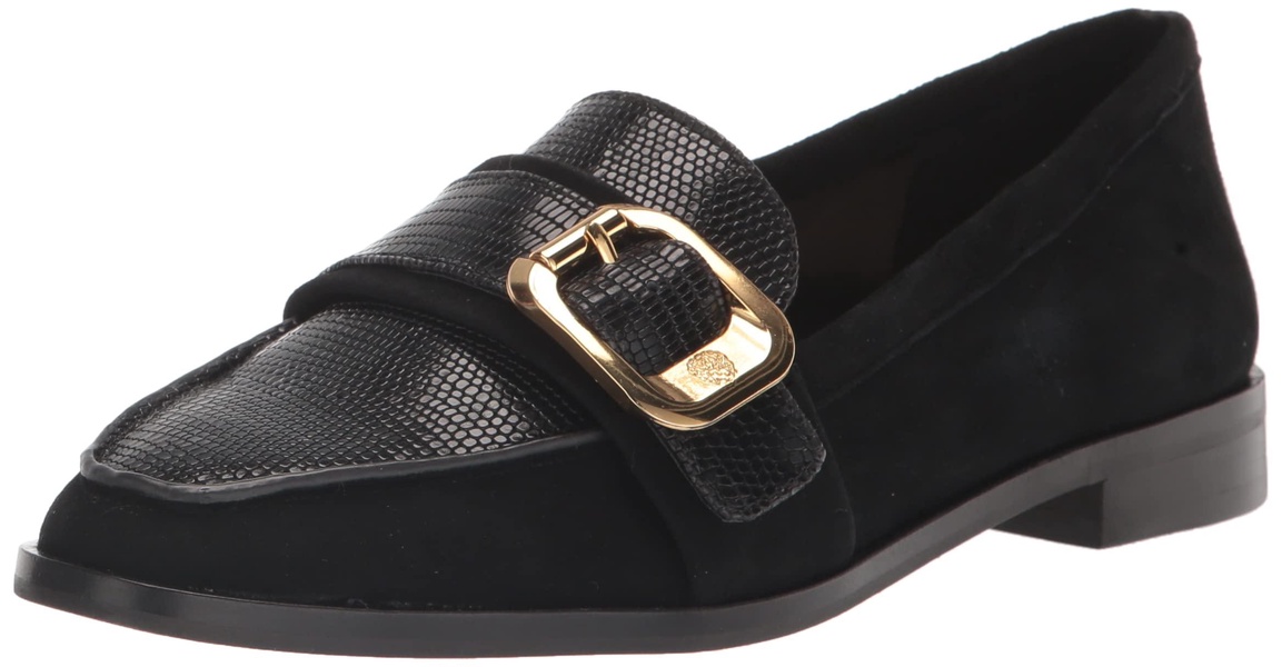 Vince Camuto Women's Footwear Cenkanda Buckle Loafer Flat