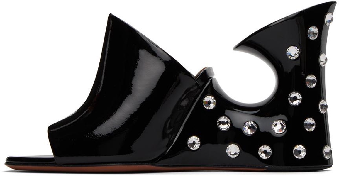 Black 'La Sculpture' Mules