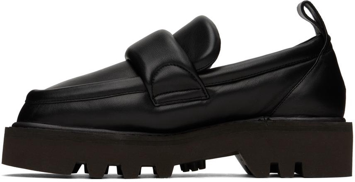 Black Padded Loafers