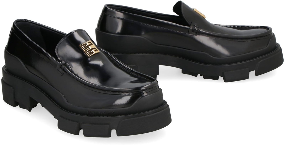 GIVENCHY Elegant Terra Leather Loafers