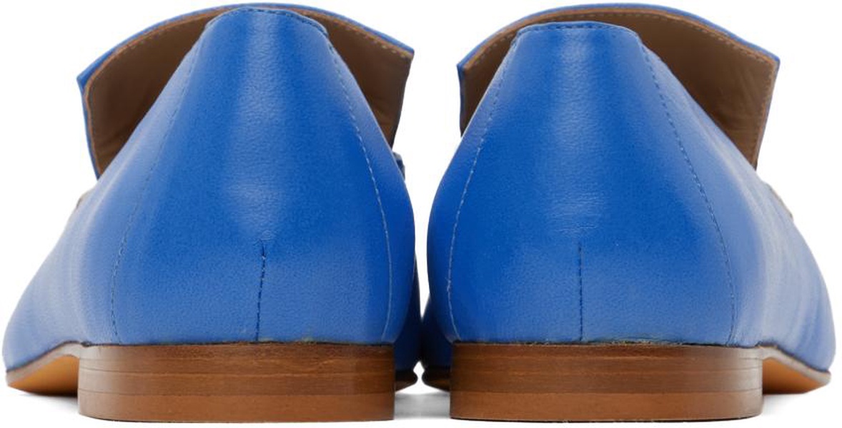 Blue Pilot Loafers