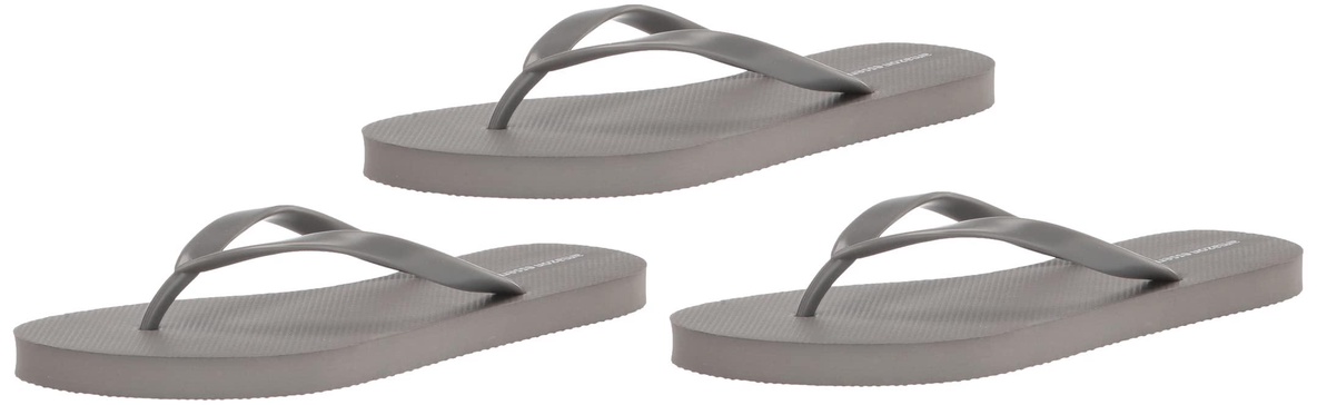 Amazon Essentials Women's Flip Flops, Pack of 3