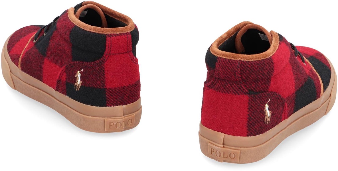 Polo Ralph Lauren Fabric Mid-Top Sneakers