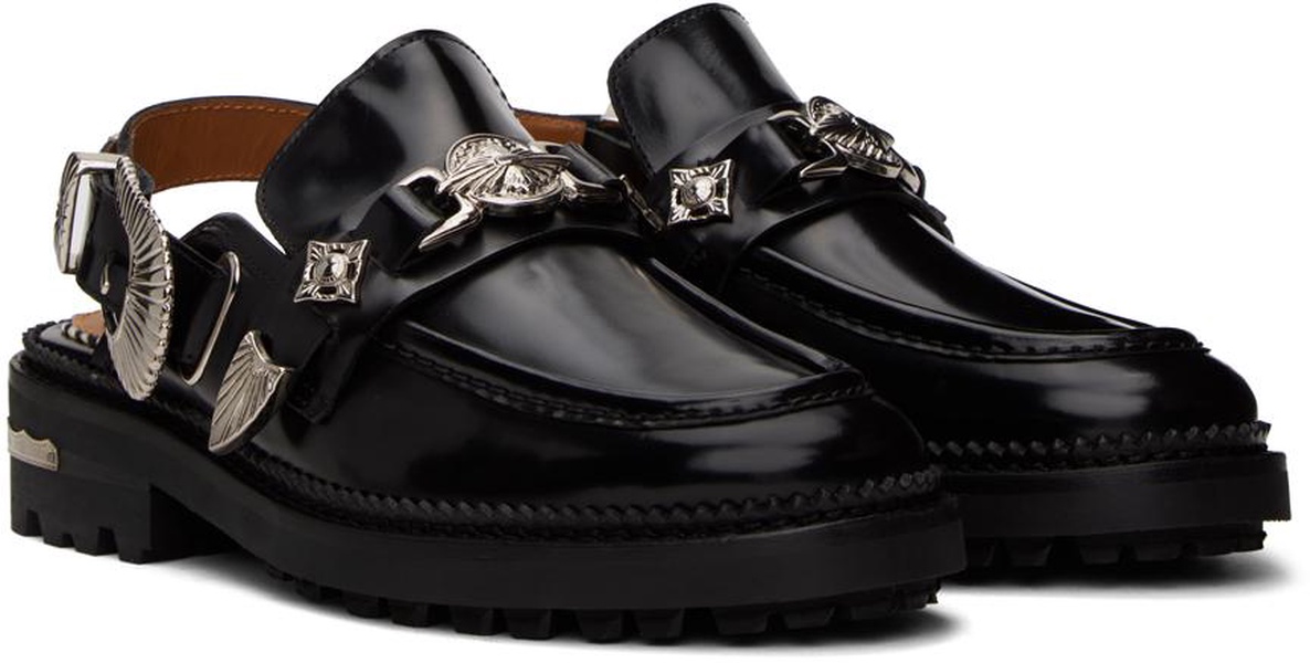 Black Polished Loafers