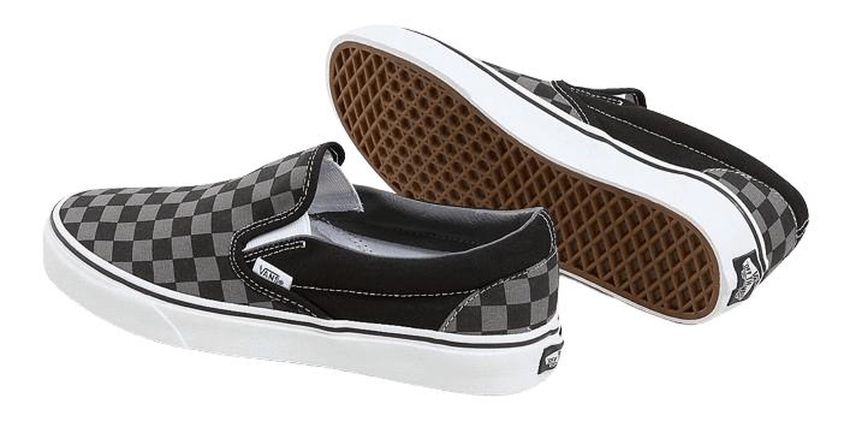 Vans Ua Classic Slip On 98 Dx Checkboard Black & Pewter