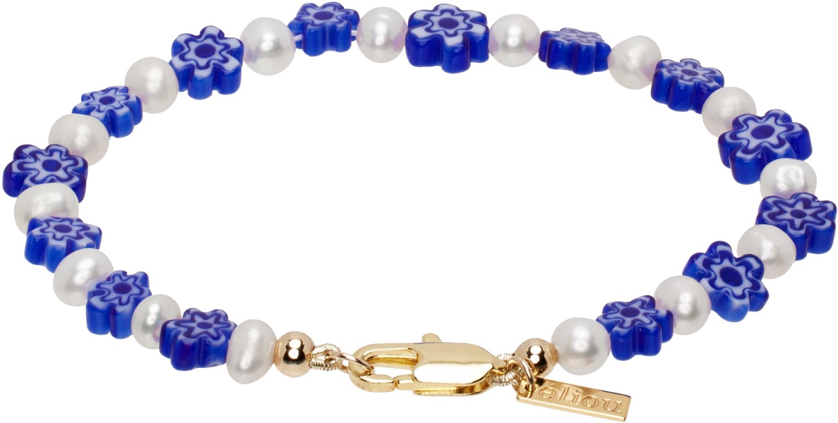 White & Blue Amelia Bracelet