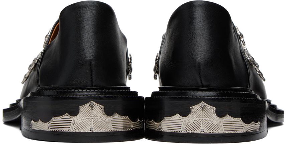 SSENSE Exclusive Black Decorated Loafers