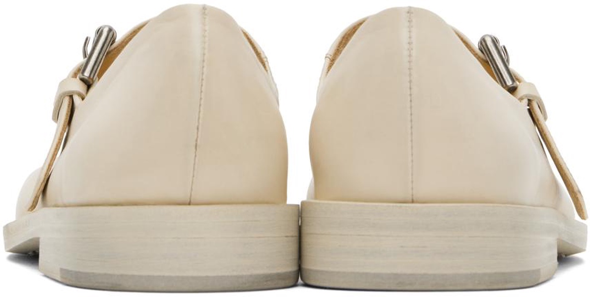 Beige Mary Jane Loafers