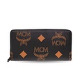 MCM Monogrammed Zip-Around Continental Wallet