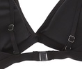 Karl Lagerfeld Signature Asymmetric Bikini Top