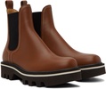 Tan Lug Chelsea Boots