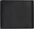 Black Bifold Logo Embossed Wallet