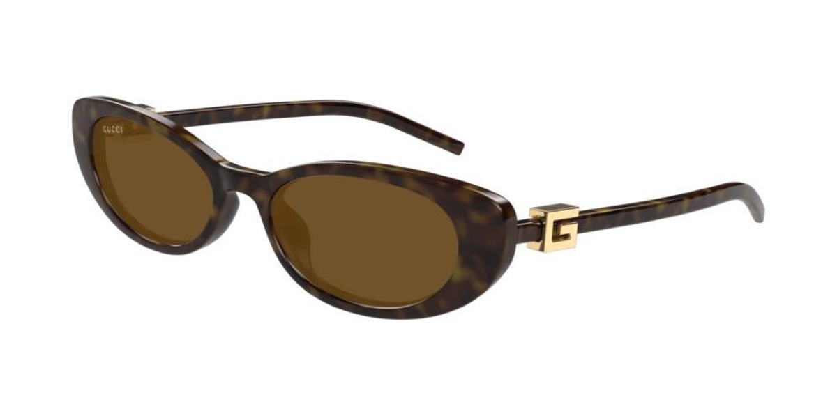 Gucci Eyewear G String Oval Frame Sunglasses