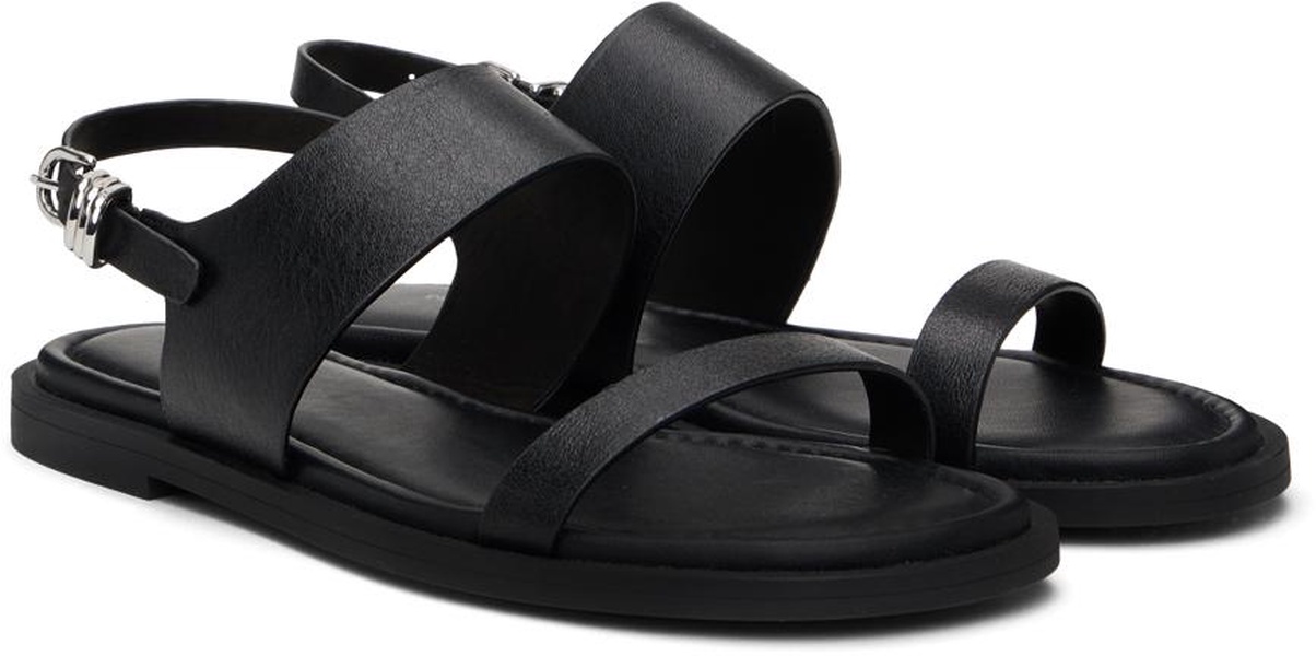 Black Geo Sandals