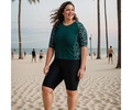 Plus Size Long Bike Swim Shorts