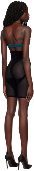 Black Mugler Edition Shaping Shorts