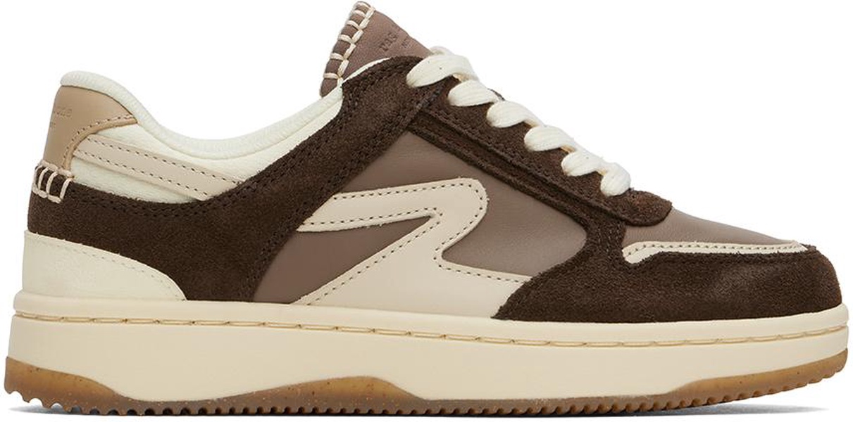 Brown Retro Tennis Sneakers