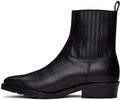 SSENSE Exclusive Black Western Chelsea Boots