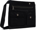 Black 3Way Pocket Messenger Bag