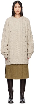 Beige Long Sweater