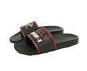 men's rubber with logo and  edge slide sandals