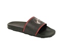 men's rubber with logo and  edge slide sandals