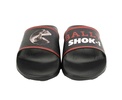 men's rubber with logo and  edge slide sandals