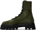 Khaki Pearlogy Combat Boots