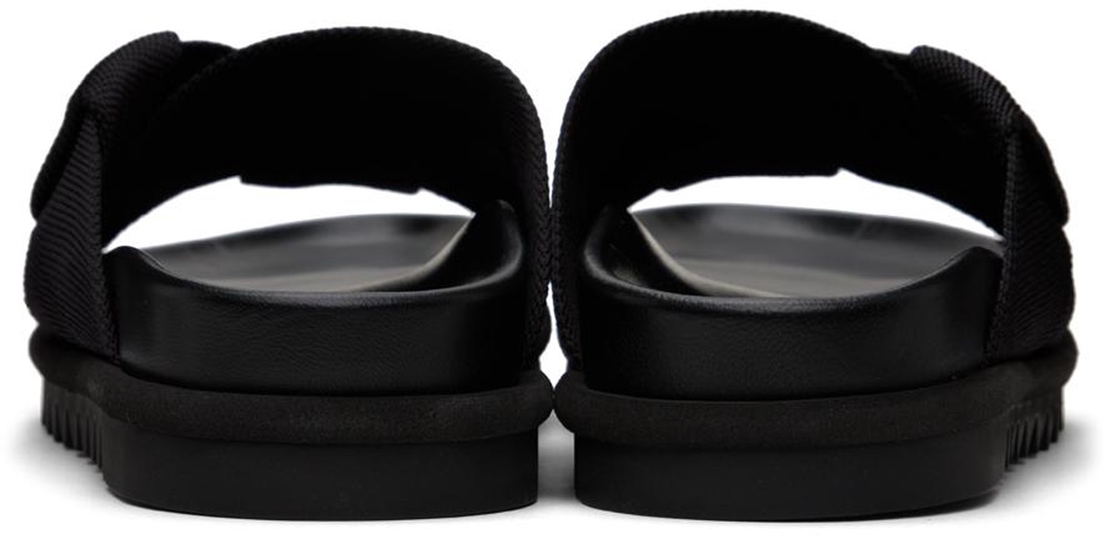 Black Criss-Crossing Sandals