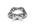 Sterling Silver Lasso Love Knot Ring, Size 5 - 8