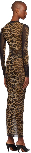 Brown Leopard Maxi Dress