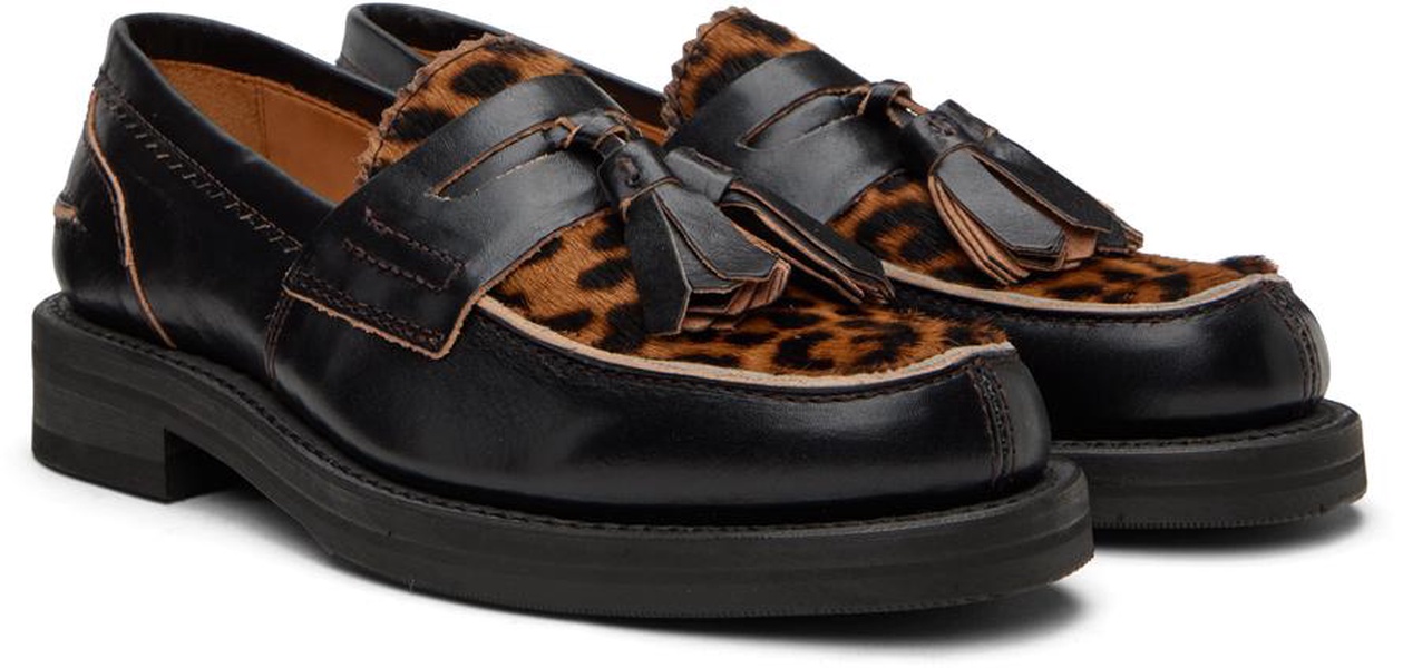 Black & Brown Tassel Loafer