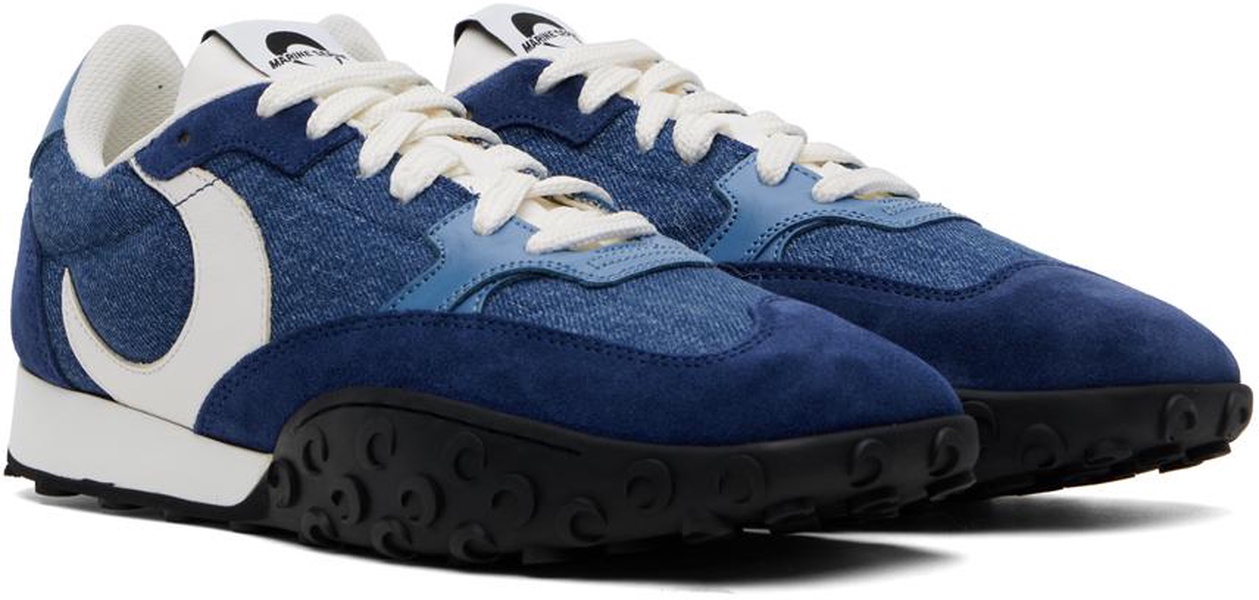 Blue & White MS Rise Sneakers