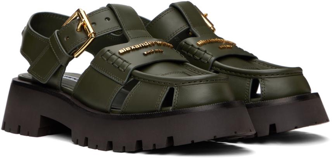 Khaki Carter Cage Sandals