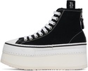 Black Courtney Platform High Top Sneakers