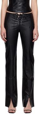 Black Element Faux-Leather Pants