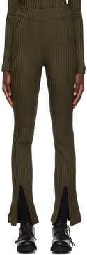 Khaki Vented Trousers