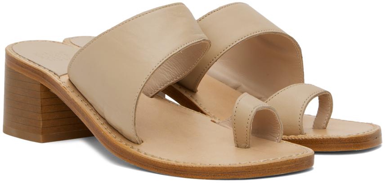 Beige Ricarda Heeled Sandals