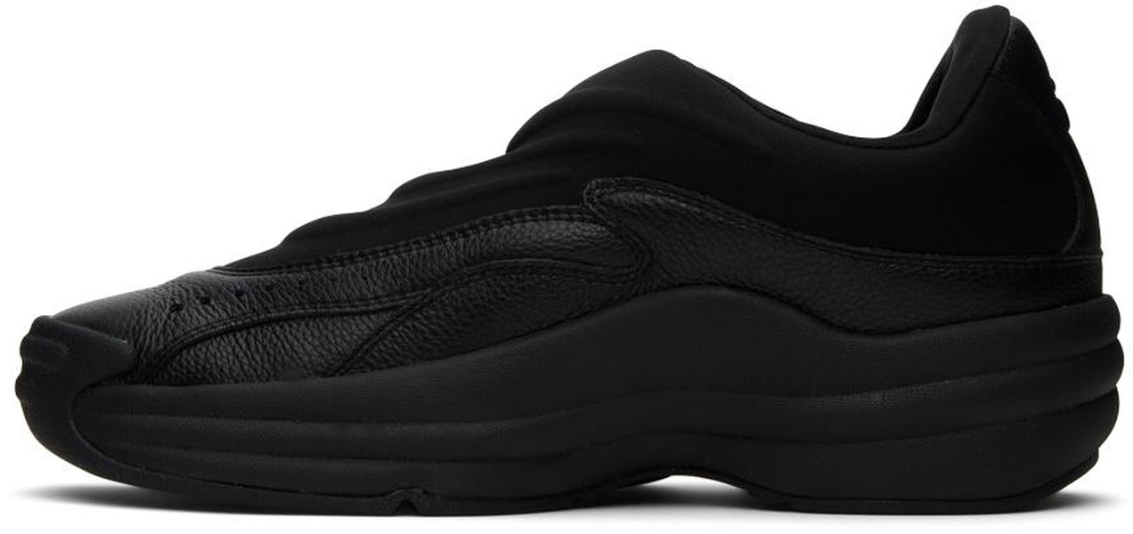 Black AW Hoop Slip-On Sneakers