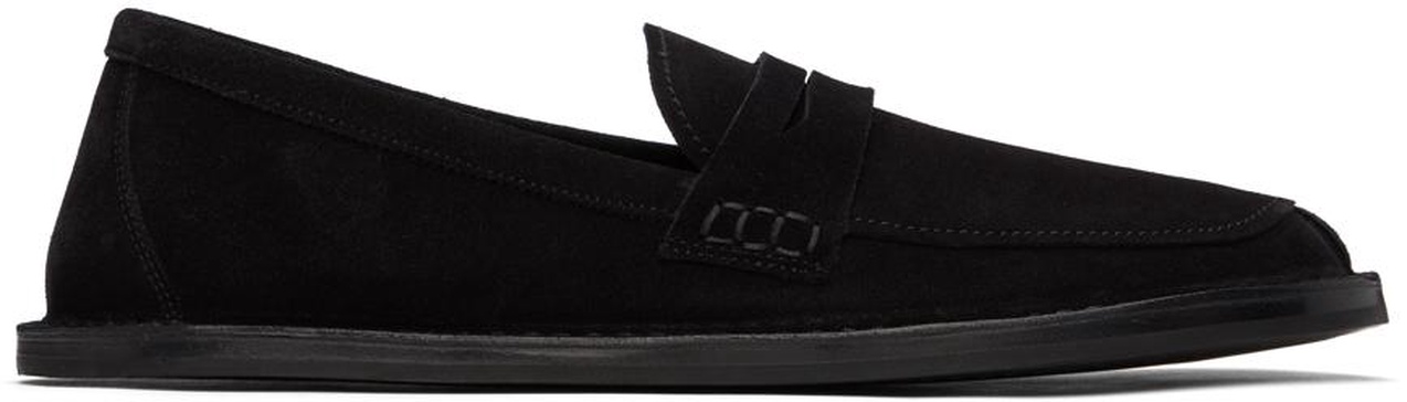 Black Cary Suede Loafers