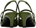 Green 'The Sharp Slingback' Heels