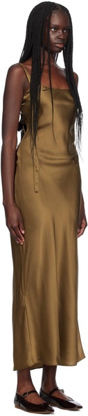 Tan Catania String Maxi Dress