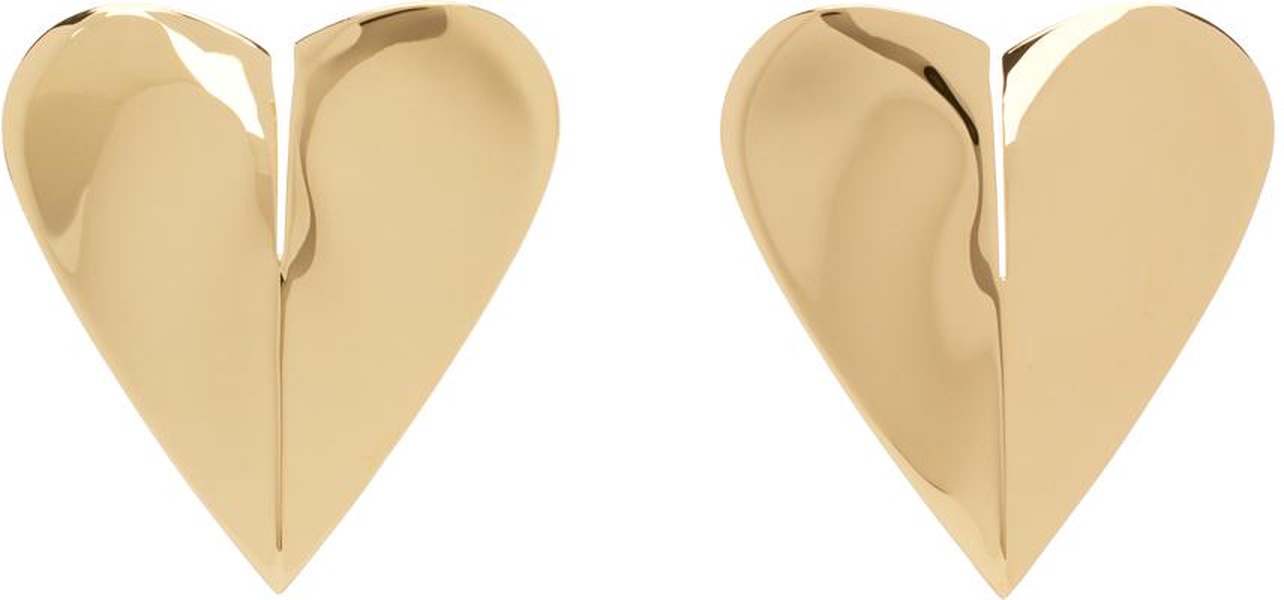 Gold 'Le Cœur Torn' Earrings