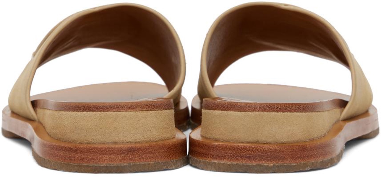 Beige Beau Slides