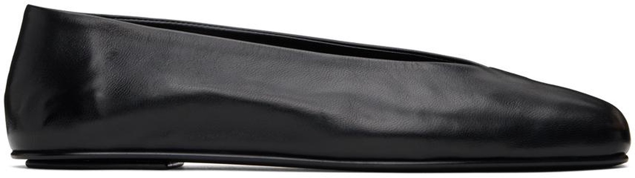 Black Eva Two Ballerina Flats