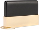 Aquazzura Muse Two-Toned Chain-Linked Clutch Bag