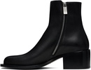 Black Square Toe Frankie Boots