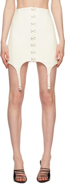 Off-White Corset Garter Miniskirt